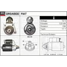 DRS4800 DELCO REMY Стартер