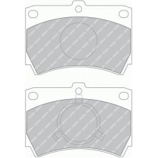 FDB487 FERODO Комплект тормозных колодок, дисковый тормоз