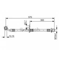 1 987 476 987 BOSCH Тормозной шланг