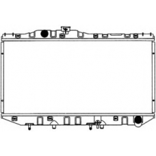 2461-1019 SAKURA  Automotive Радиатор, охлаждение двигателя