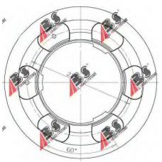 17941 ABS Тормозной диск