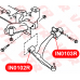 IN0103R VTR Сайлентблок рычага передней подвески, задний (без кронштейна)