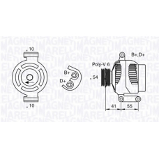 063377022010 MAGNETI MARELLI Генератор