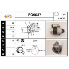 FO9037 SNRA Стартер