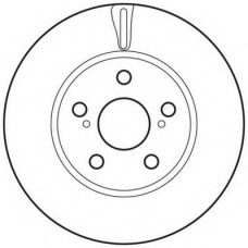562797JC JURID Тормозной диск