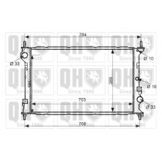 QER2399 QUINTON HAZELL Радиатор, охлаждение двигателя