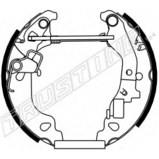 6167 TRUSTING Комплект тормозных колодок