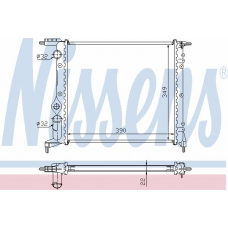 639271 NISSENS Радиатор, охлаждение двигателя