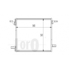 054-016-0024 LORO Конденсатор, кондиционер