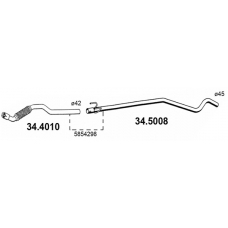 34.5008 ASSO Труба выхлопного газа