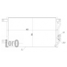 033-016-0014 LORO Конденсатор, кондиционер