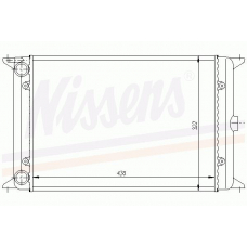 65041 NISSENS Охладитель, охлаждение двигателя