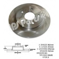 IBT-1694 IPS Parts Тормозной диск