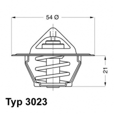 3023.87D WAHLER Термостат, охлаждающая жидкость