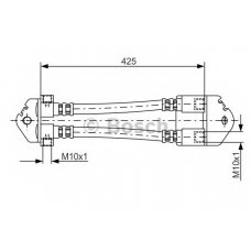 1 987 481 073 BOSCH Тормозной шланг