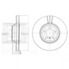 BG9915 DELPHI Тормозной диск