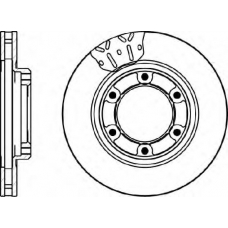 MDC1043 MINTEX Тормозной диск