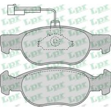 05P1075 LPR Комплект тормозных колодок, дисковый тормоз