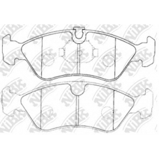 PN0031 NiBK Комплект тормозных колодок, дисковый тормоз