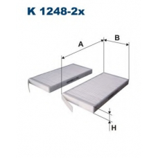 K1248-2X FILTRON Фильтр, воздух во внутренном пространстве