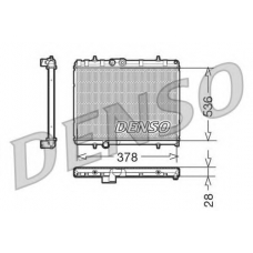 DRM21056 DENSO Радиатор, охлаждение двигателя