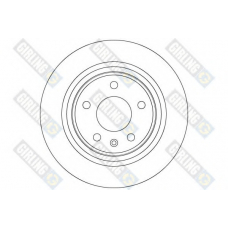 6063704 GIRLING Тормозной диск