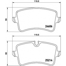 8DB 355 016-011 HELLA PAGID Комплект тормозных колодок, дисковый тормоз