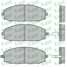 05P845 LPR Комплект тормозных колодок, дисковый тормоз
