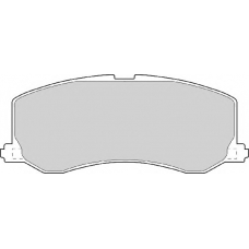 FD906A NECTO Комплект тормозных колодок, дисковый тормоз