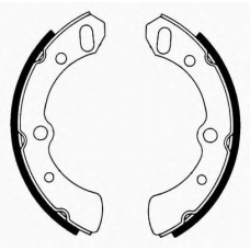 J GF-602AF JAPANPARTS Комплект тормозных колодок