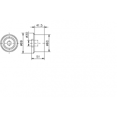 TKR 9090 TIMKEN Паразитный / ведущий ролик, зубчатый ремень