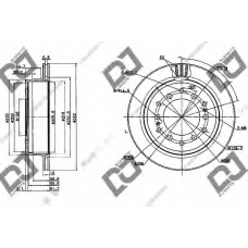 BD1012 DJ PARTS Тормозной диск