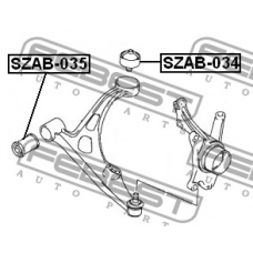 SZAB-035 FEBEST Подвеска, рычаг независимой подвески колеса