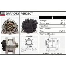 DRA4043 DELCO REMY Генератор