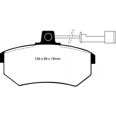 DP4486R EBC Brakes Колодки тормозные