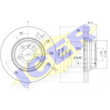 78BD0267-2 ICER Тормозной диск