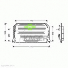 94-6328 KAGER Конденсатор, кондиционер