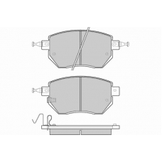 12-1210 E.T.F. Комплект тормозных колодок, дисковый тормоз