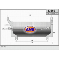 53660 AHE Конденсатор, кондиционер