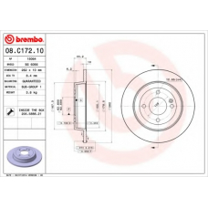 BS 6056 BRECO Тормозной диск