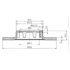 BSF1026 QUINTON HAZELL Тормозной диск