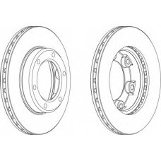 DDF701-1 FERODO Тормозной диск