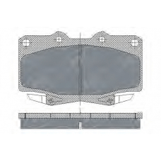 SP 229 PR SCT Комплект тормозных колодок, дисковый тормоз