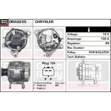 DRA0235 DELCO REMY Генератор