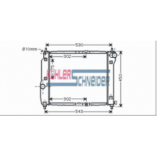 5200461 KUHLER SCHNEIDER Радиатор, охлаждение двигател