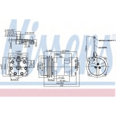 89611 NISSENS Компрессор, кондиционер