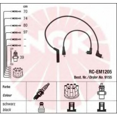 9155 NGK Комплект проводов зажигания