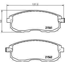 8DB 355 013-991 HELLA PAGID Комплект тормозных колодок, дисковый тормоз