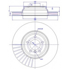 142.1434 CAR Тормозной диск
