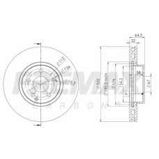 BD-5558 FREMAX Тормозной диск